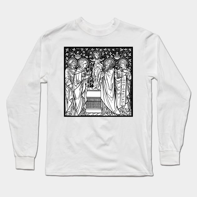 Presentation of Our Lord II [Full Setting] Long Sleeve T-Shirt by DeoGratias